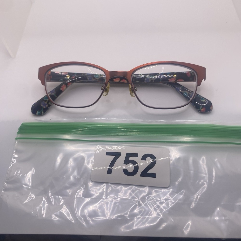 Kate Spade Eyeglasses Women FRAME ONLY Diandra 49-17-140 Burgundy Havana 752 - Picture 16 of 16